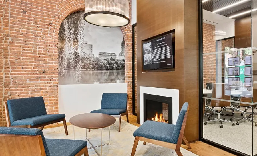 Image of an office's interior with chairs